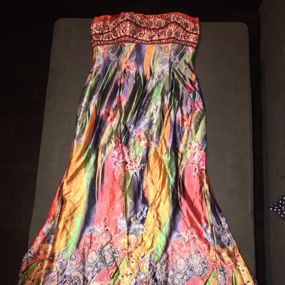 Multicolored Prom Gown